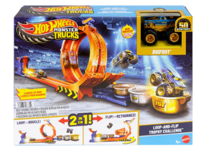 Hot Wheels Monster Trucks Loop And Flip Trophy Challenge