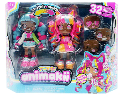 Animakii Switch + Swap Doll Set