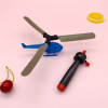 Pull Line Helicopter Toys for Kids Pull Rope Helicopter Flying Toy Outdoor Flying Toys Gift