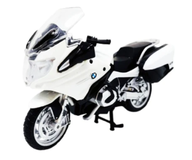 Metal Speed Zone Official Licensed 1:18 BMW R1250 RT White Die-cast