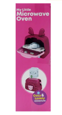 KidShop Cozy & Lovely Miniature My Little Microwave Oven Playset