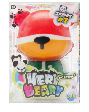 Orb Series 1 Very Beary Baseball Red Bear Squishy Toys Save 44%