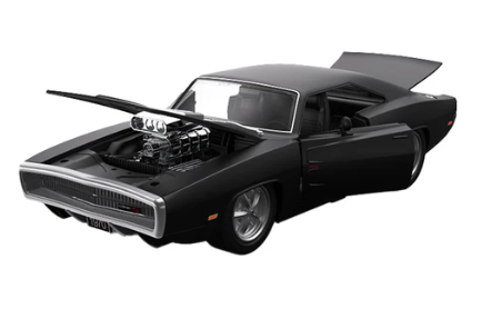 Rastar 64420 R/C 1:36 1970 Dodge Charger R/T With Engine Die-cast