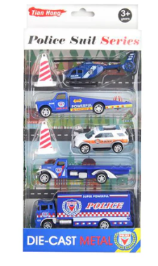 Container Truck Police Series Die-cast