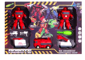 Fire Robot 3in1 Action Figure