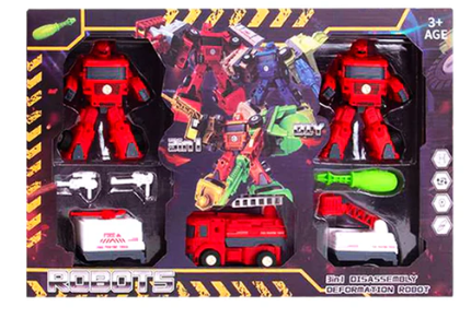 Fire Robot 3in1 Action Figure