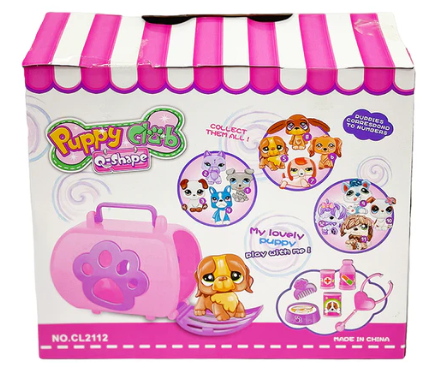 Puppy Club Q Shape Yellow Paw Playset