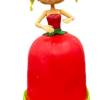 Diy Flower Girl Red Dress Doll
