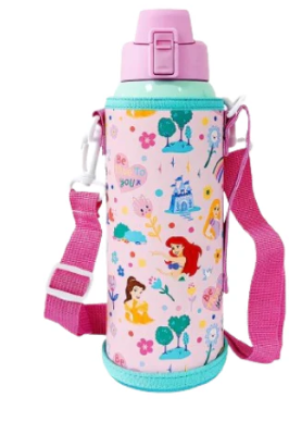 Zippies Lab Disney Princess More Than A Rainbow 1 Liter Insulated Tumbler With Carrying Pouch
