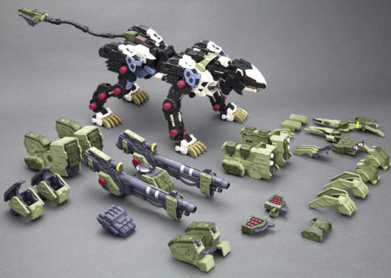 Kotobukiya 1/72 Zoids HMM RZ-041 Liger Zero Panzer (Marking Plus Ver.) (Reissue) Scale Model Kit ZD124R