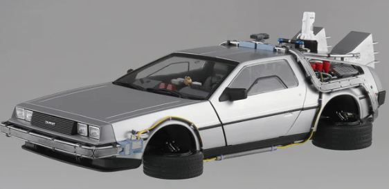 Aoshima 1/24 Back To The Future Part II Time Machine Model Kit
