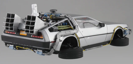 Aoshima 1/24 Back To The Future Part II Time Machine Model Kit