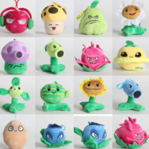 10-18CM Small Peas Corpse Plants VS Zombies Plush Toys Sunflower Chomper Peashooter Stuffed Dolls Baby Toy Gift